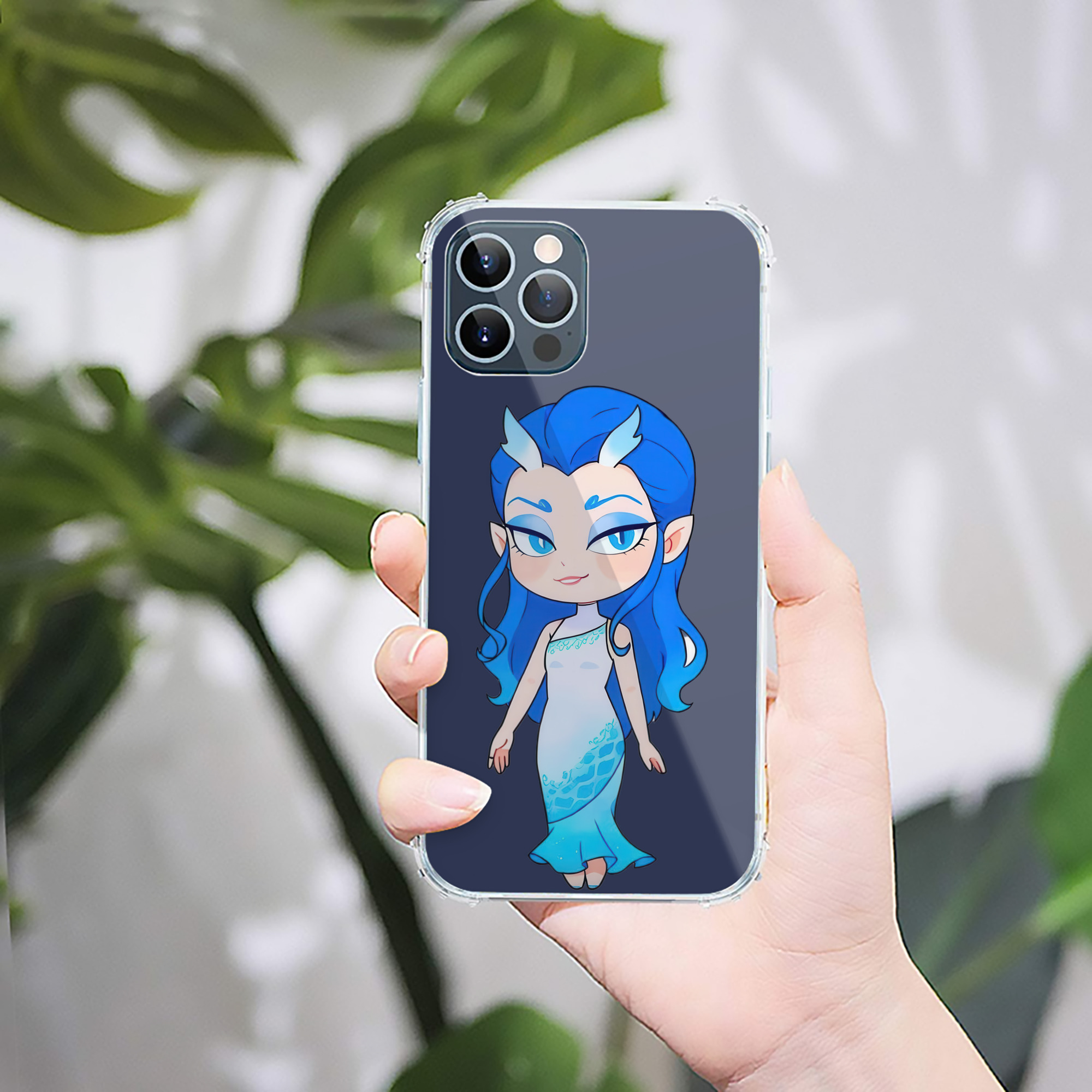（画像用） Ne Zha 2 ナタ 魔童の大暴れ 【iPhone 12シリーズ対応】透明スマホケース（クリアソフトケース）